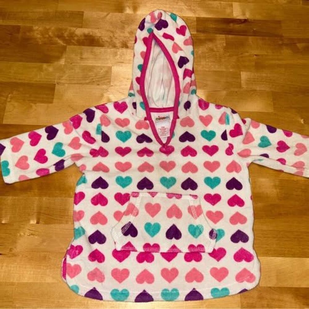 Baby Girls Circo Terry Cloth Swim Cover Up Size 12 Months